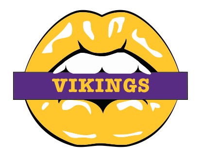 Minnesota Vikings Lips Logo iron on paper